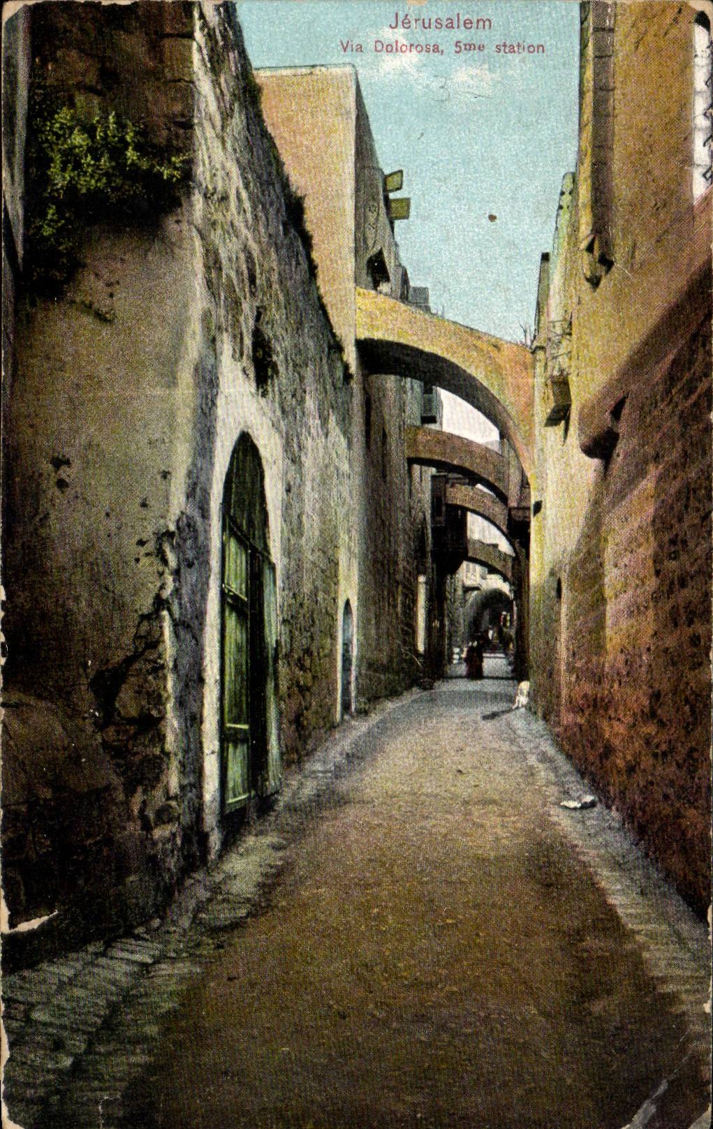 Israel - Jerusalem - Via Dolcrois - 5th Staton - CPA 
