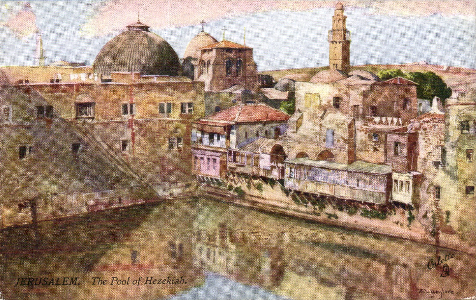 Israel - Jerusalem - The Pool of Hezekiah - CPA 