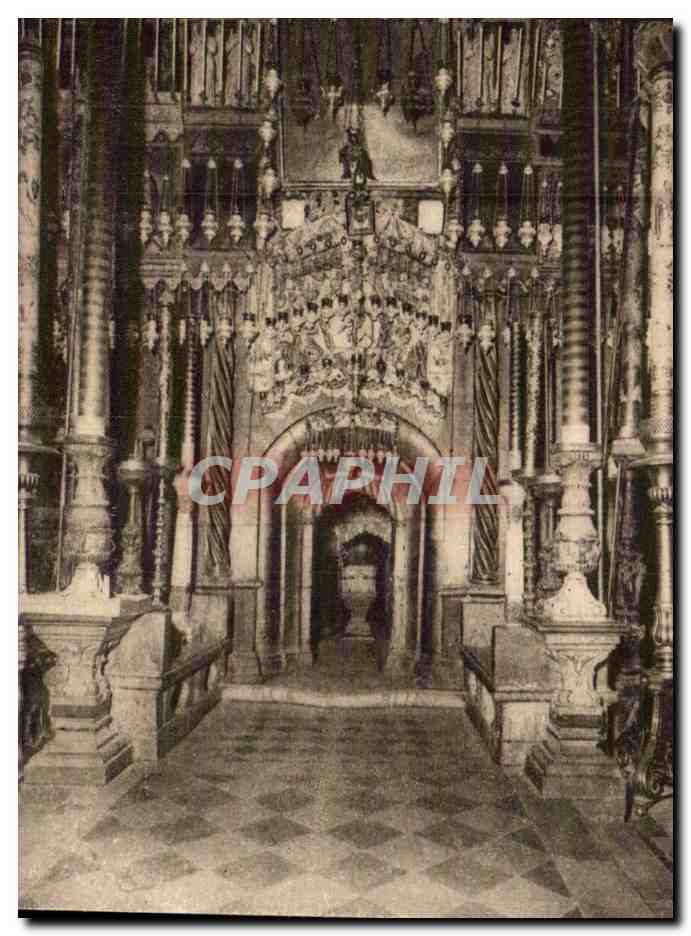 Israel - Jerusalem - Interieur de l'Eglise Saint Sepulcre CPA 