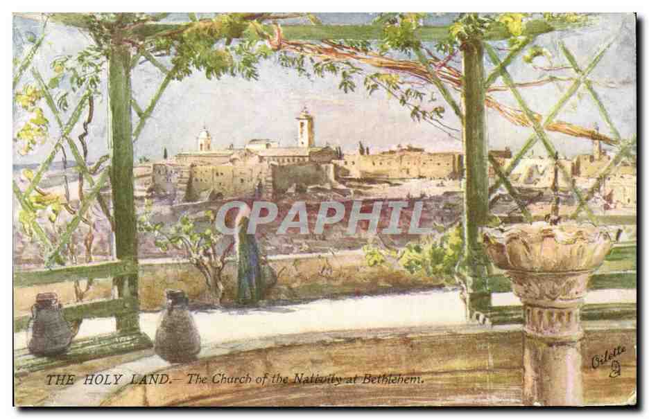 Israel - Bethlehem - The Holy Land - The Church of the Nativity - CPA 