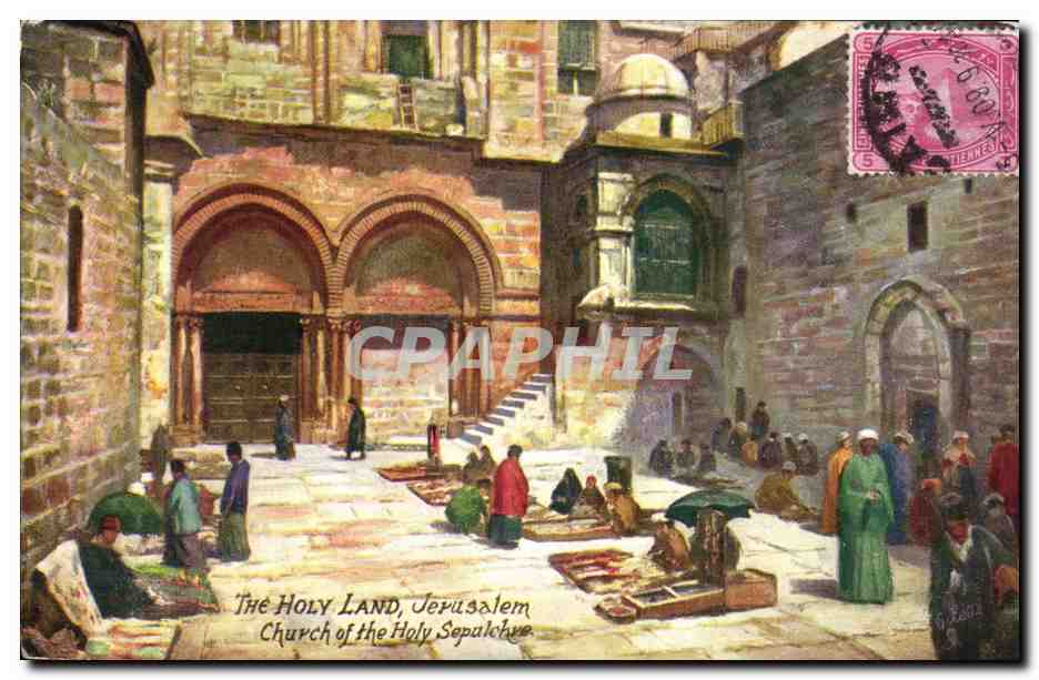 Israel - Bethlehem - The Holy Land - The Church of the Holy Sepulchre - CPA 