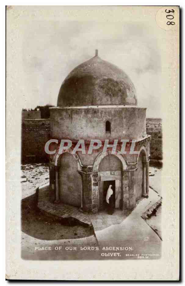 Israel - Jerusalem - Place of our Lords Ascension - Olivet CPA 