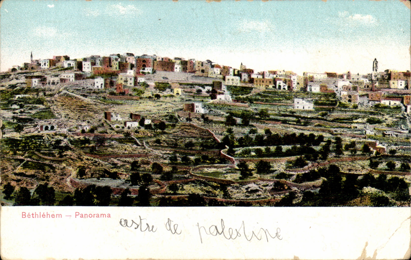 Israel - Bethlehem - Bethleem - Panorama CPA 