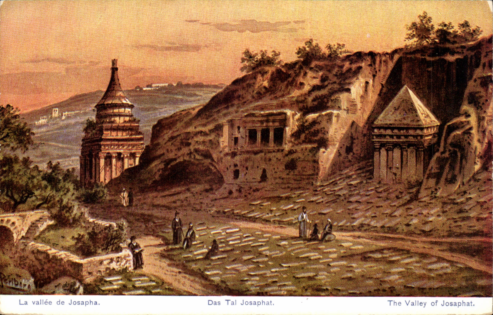 Israel - The Valley of Josephat - Das Tal - La Vallee - CPA 