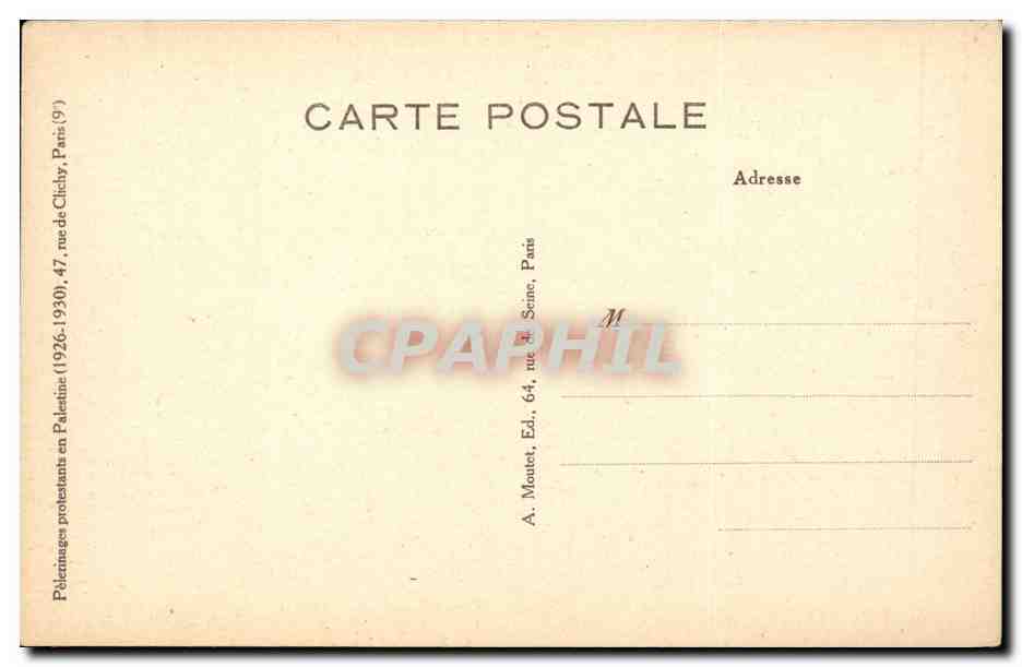 Israel - Palestine - La Mer Morte - The Dead Sea - Todes Meer - CPA  — Back