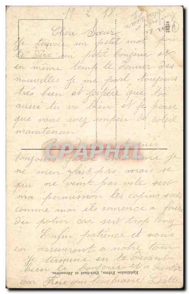 Béthléhem — Couvent des Sœurs „Ottus Kompliusus“ — éditeur non visible — Rückseite