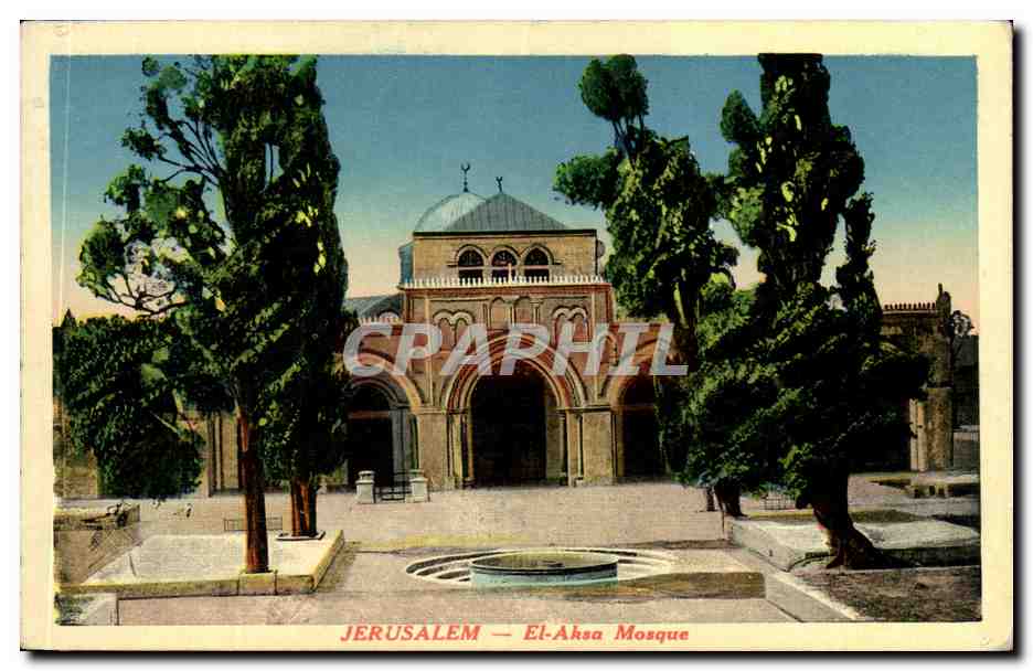 Israel - Jerusalem - Mosque d'El Aksa - Mosque El Aksa - Moschea - Muslim - Islam - CPA 