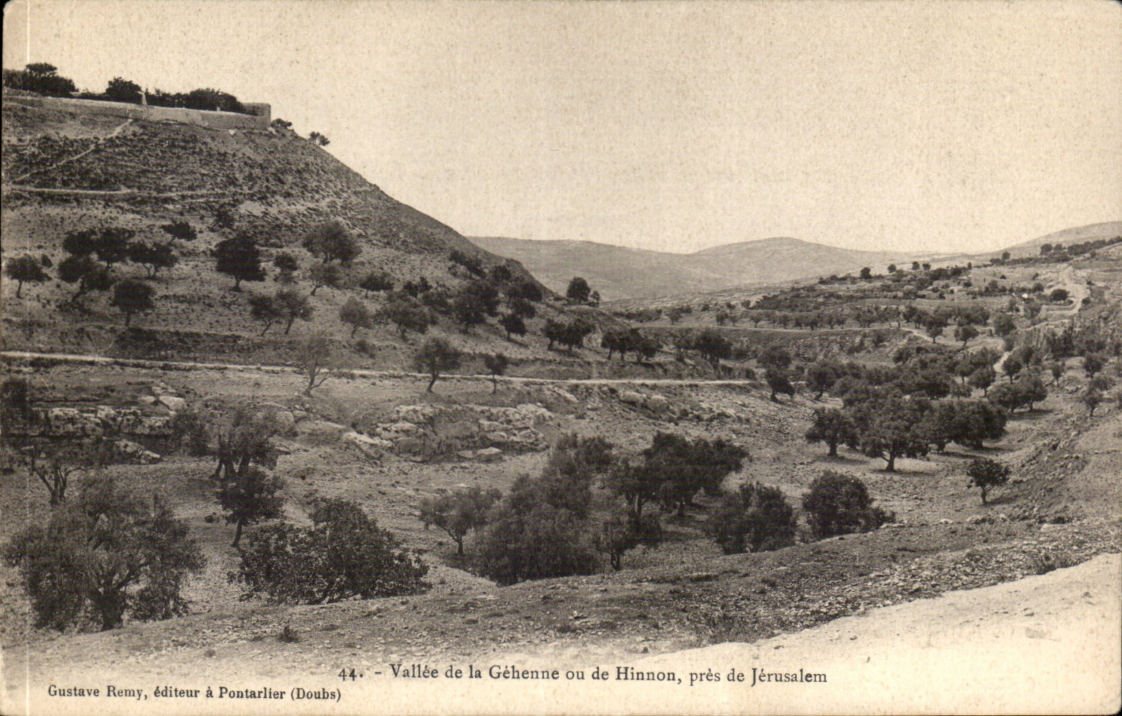 Israel - Vallee de la Gehenne ou de Hinnou pres de Jerusalem CPA 