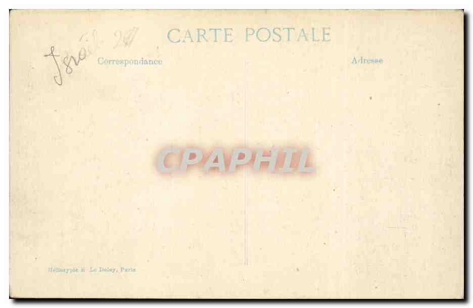 Israel - Jaffa - Guerre 1914 General view after being bombarded by the Allies - bateau - boat CPA  — Back