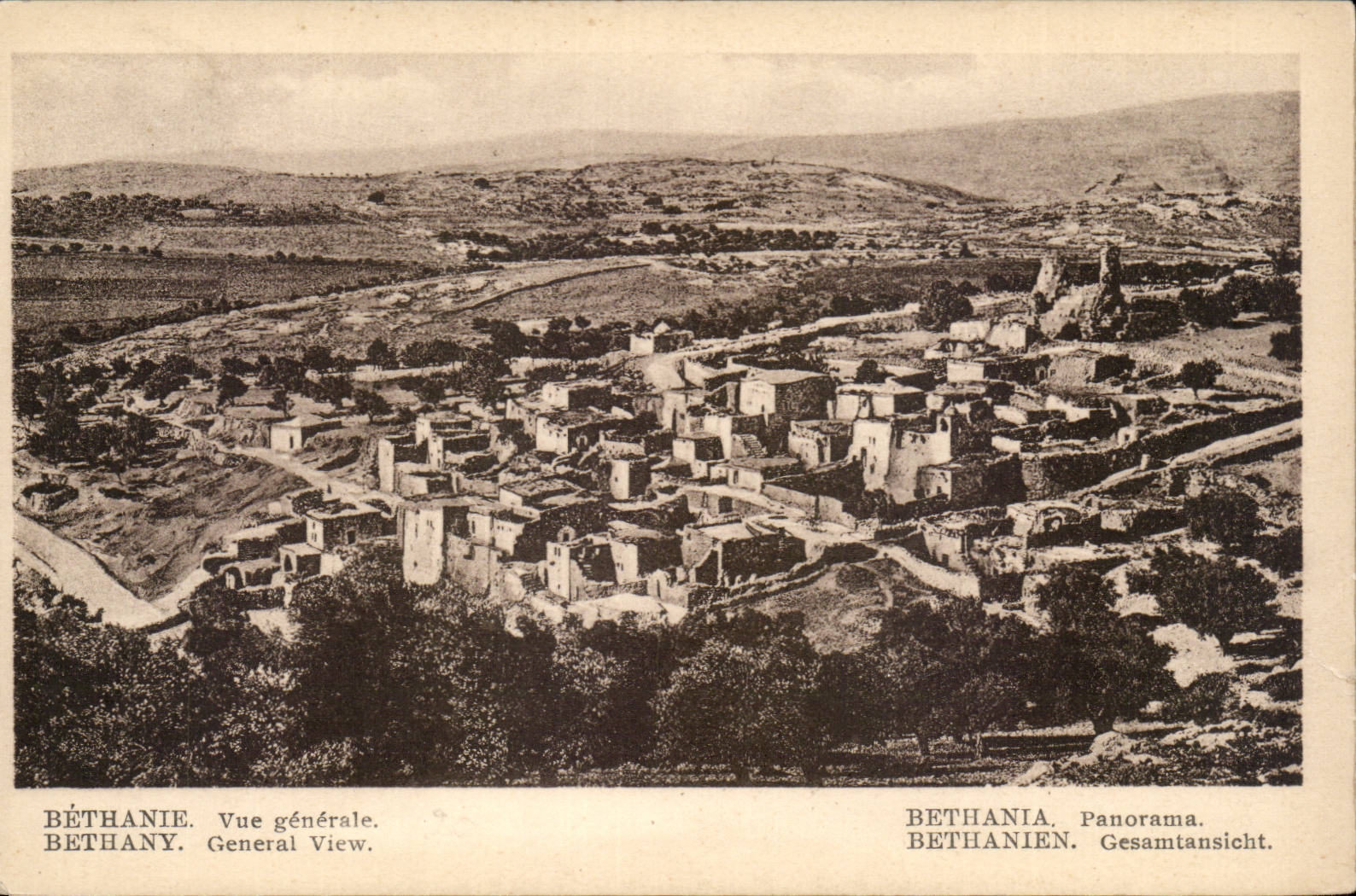 Israel - Jerusalem - Bethany - Bethanie - Vue Generale - General View - CPA 