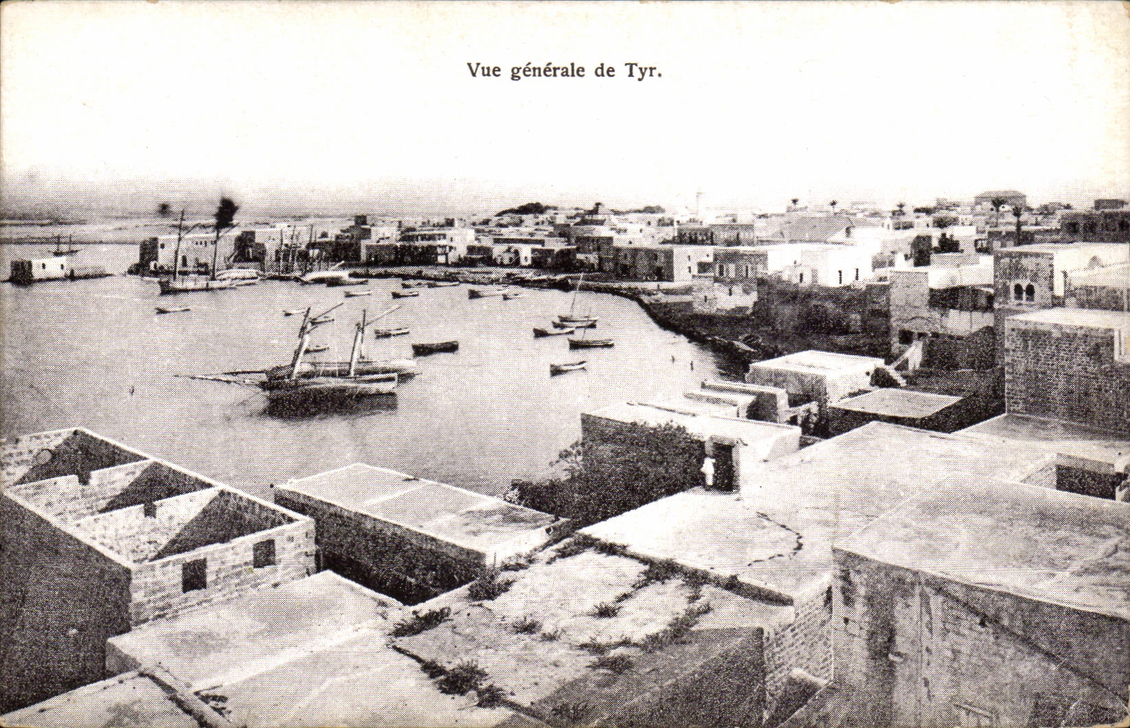 Israel - Jerusalem - Tyr - bateau - boat Vue Generale - General View - CPA 
