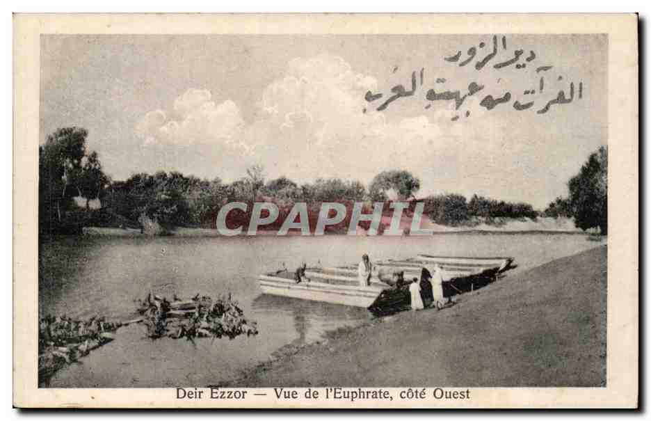 Israel - Deir Ezzor - Vue de l'Euphrate - Cote Ouest - CPA 