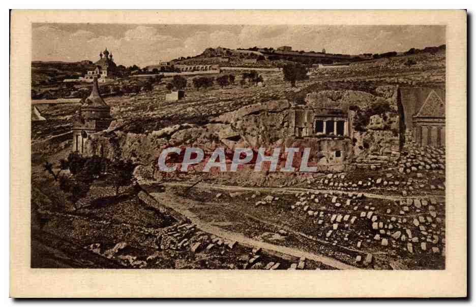 Israel - Jerusalem - Vallee de Josaphat - - CPA 