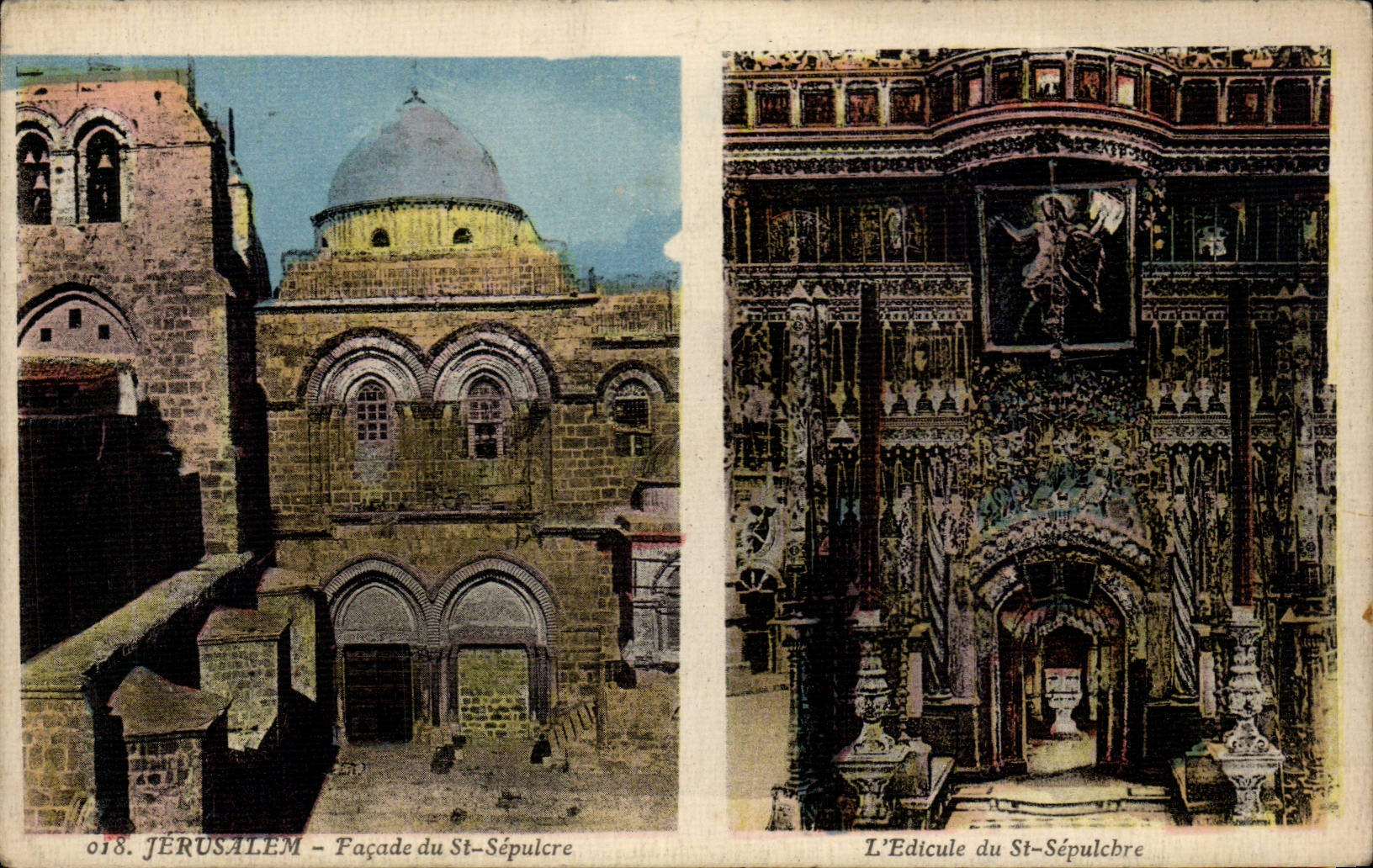 Israel - Jerusalem - Church of the Holy Sepulchre - Saint Sepulcre - CPA 