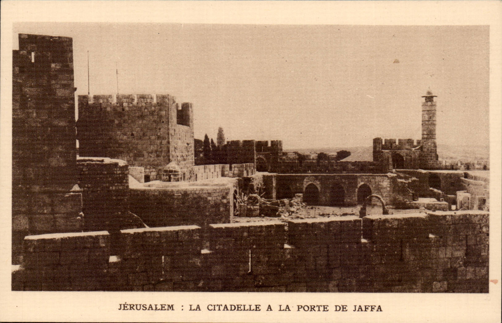 Israel - Jerusalem - La Citadelle et la Porte de Jaffa - CPA 