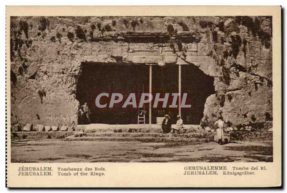 Israel - Jerusalem - Tombeaux des Rois - Tomb of Kings - CPA 