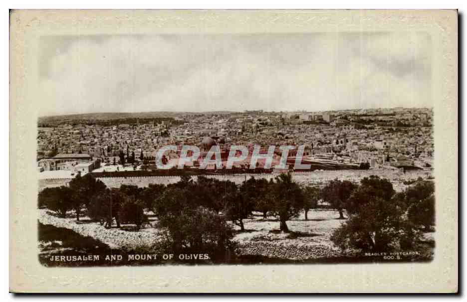 Israel - Jerusalem - Mount of Olives - CPA 