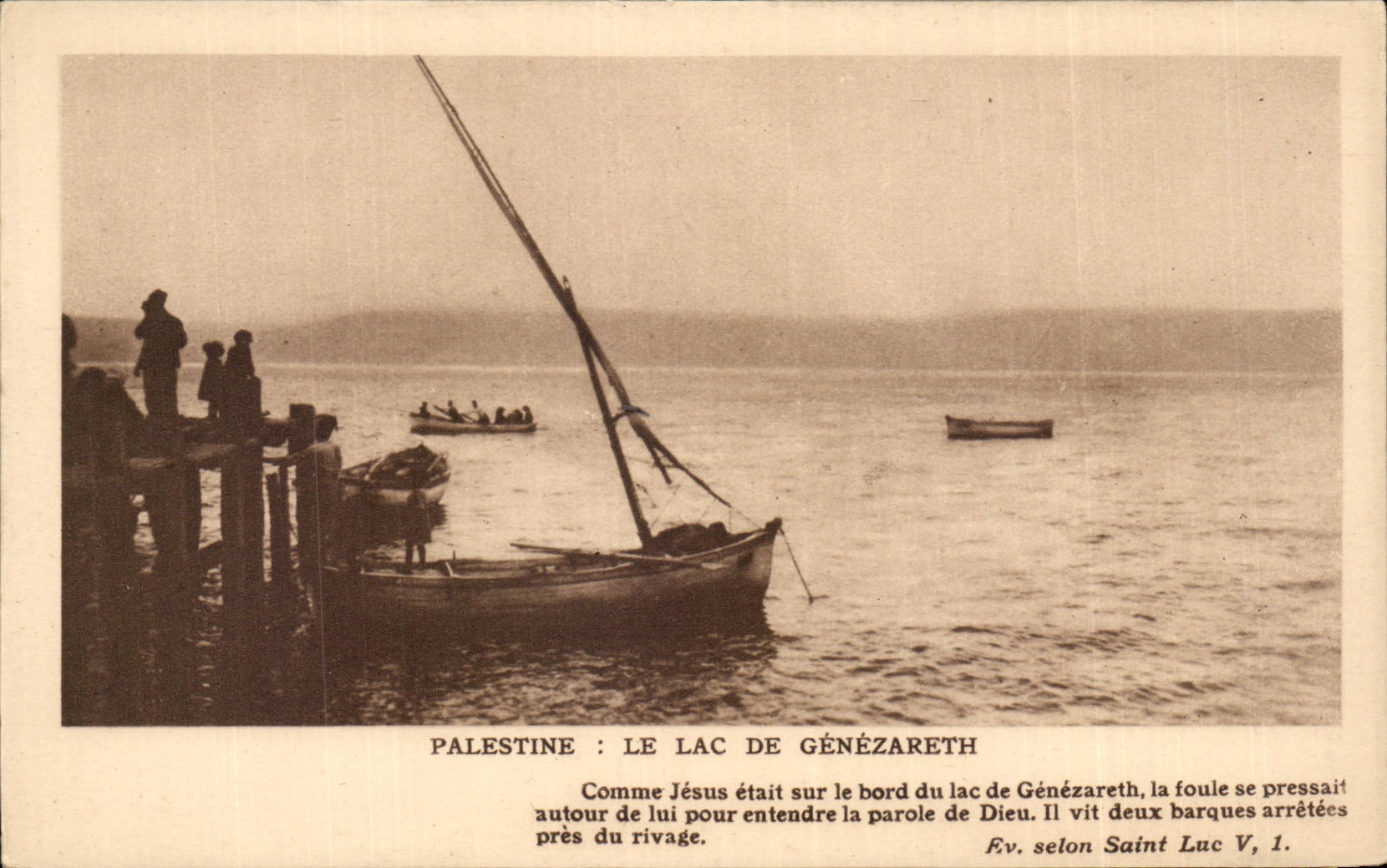 Palestine - Le Lac de Genezareth - CPA 