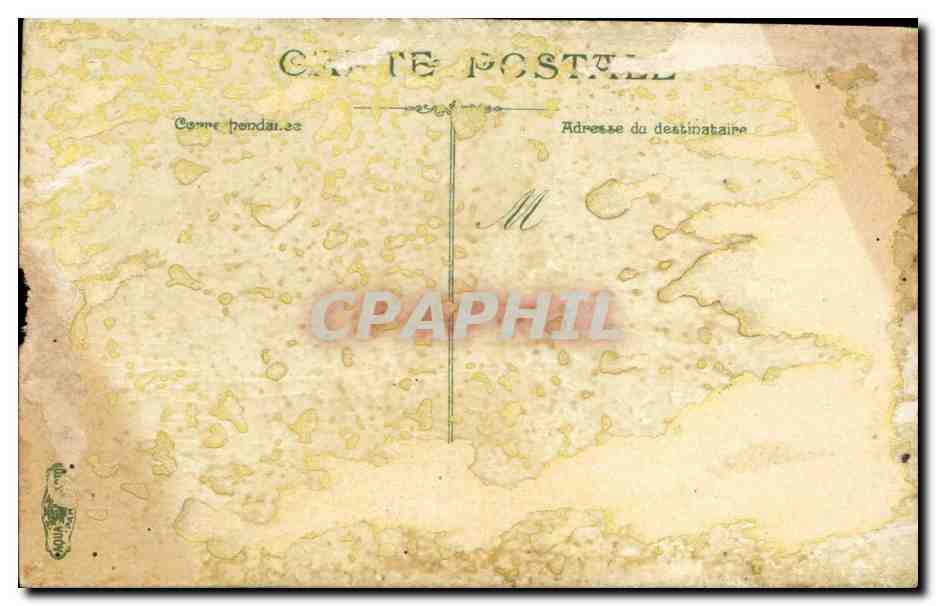 Lyon - La Cour de l'Hotel de Ville - CPA  — Verso