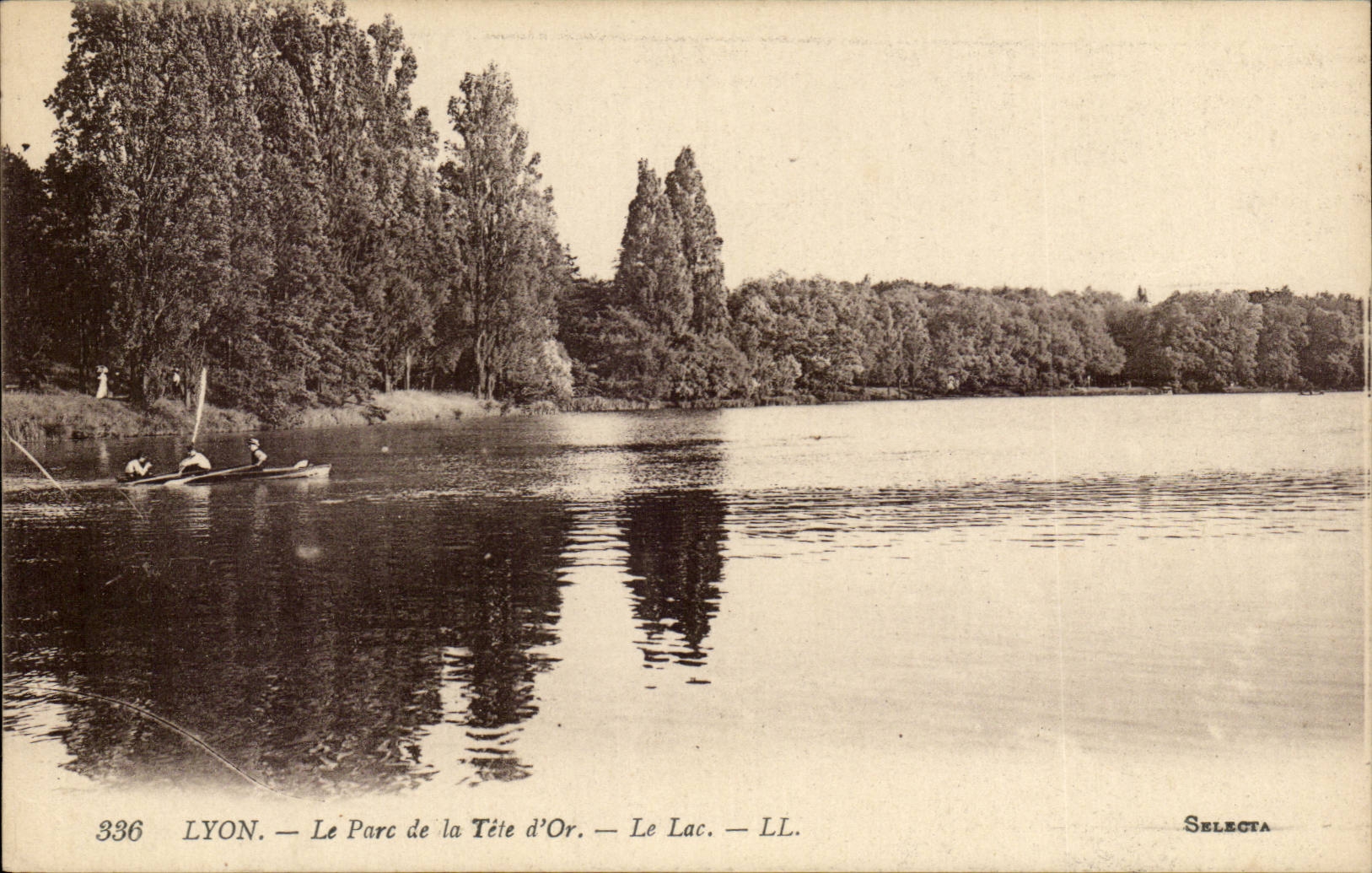 Lyon - Le Parc de la Tete D'Or - CPA 
