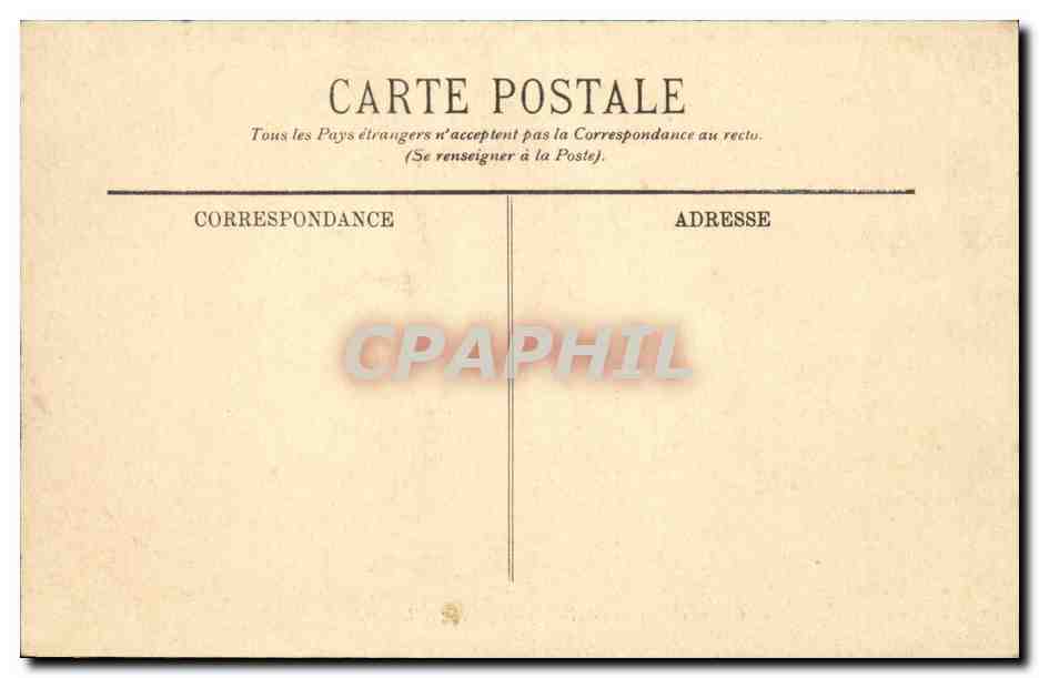 Lyon - La Statue de Carnot et la Place de la Republique - CPA  — Verso