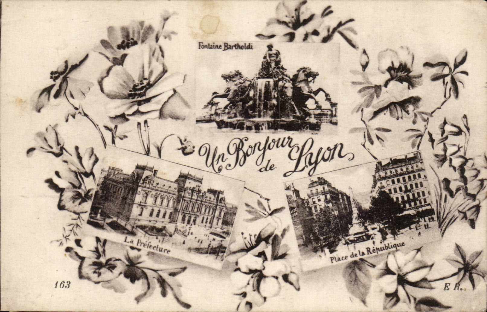 Lyon - Bonjour Lyon - Souvenir - CPA 
