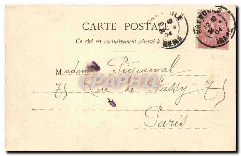 Grenoble - La Citadelle et Porte de l'ile Verte - CPA  — Rückseite