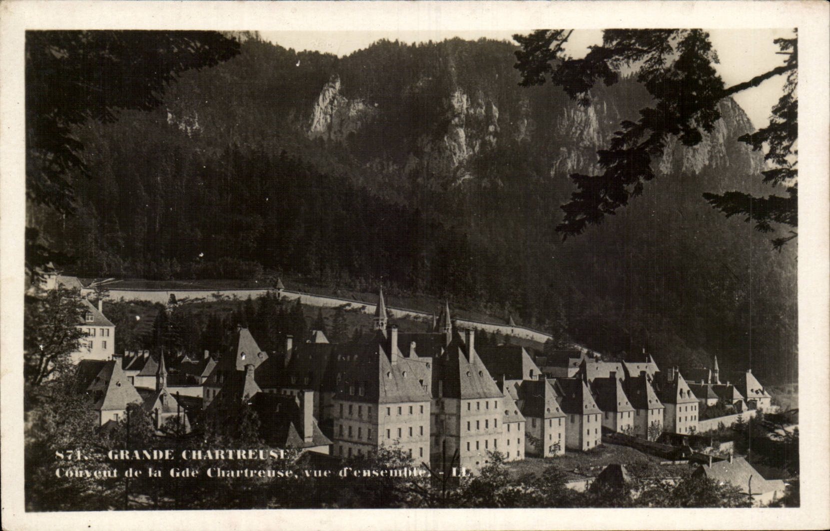 Grande Chartreuse — Convent de la Gde Chartreuse, vue d'ensemble — LL
