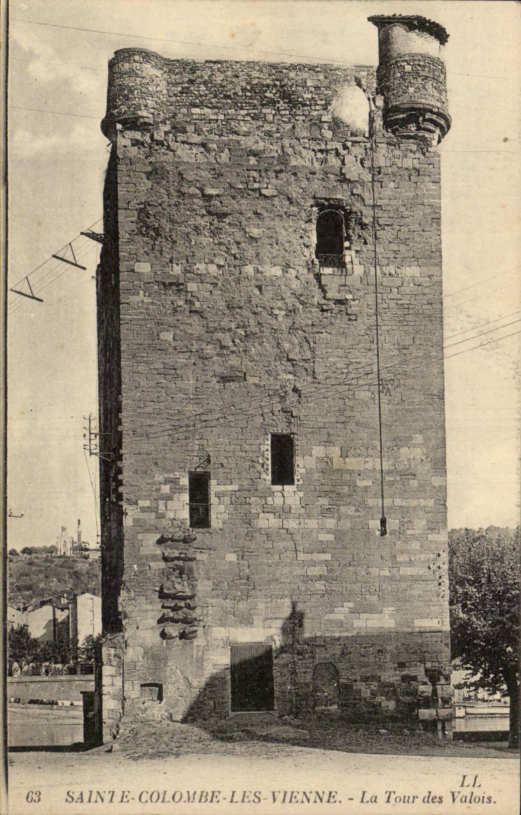 Sainte Colombe les Vienne - La Tour des Valois - CPA 