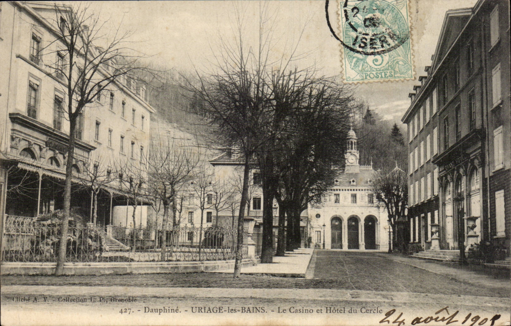 Uriage-les-Bains — Le Casino et Hôtel du Cercle — Collection Le Pi, Grenoble