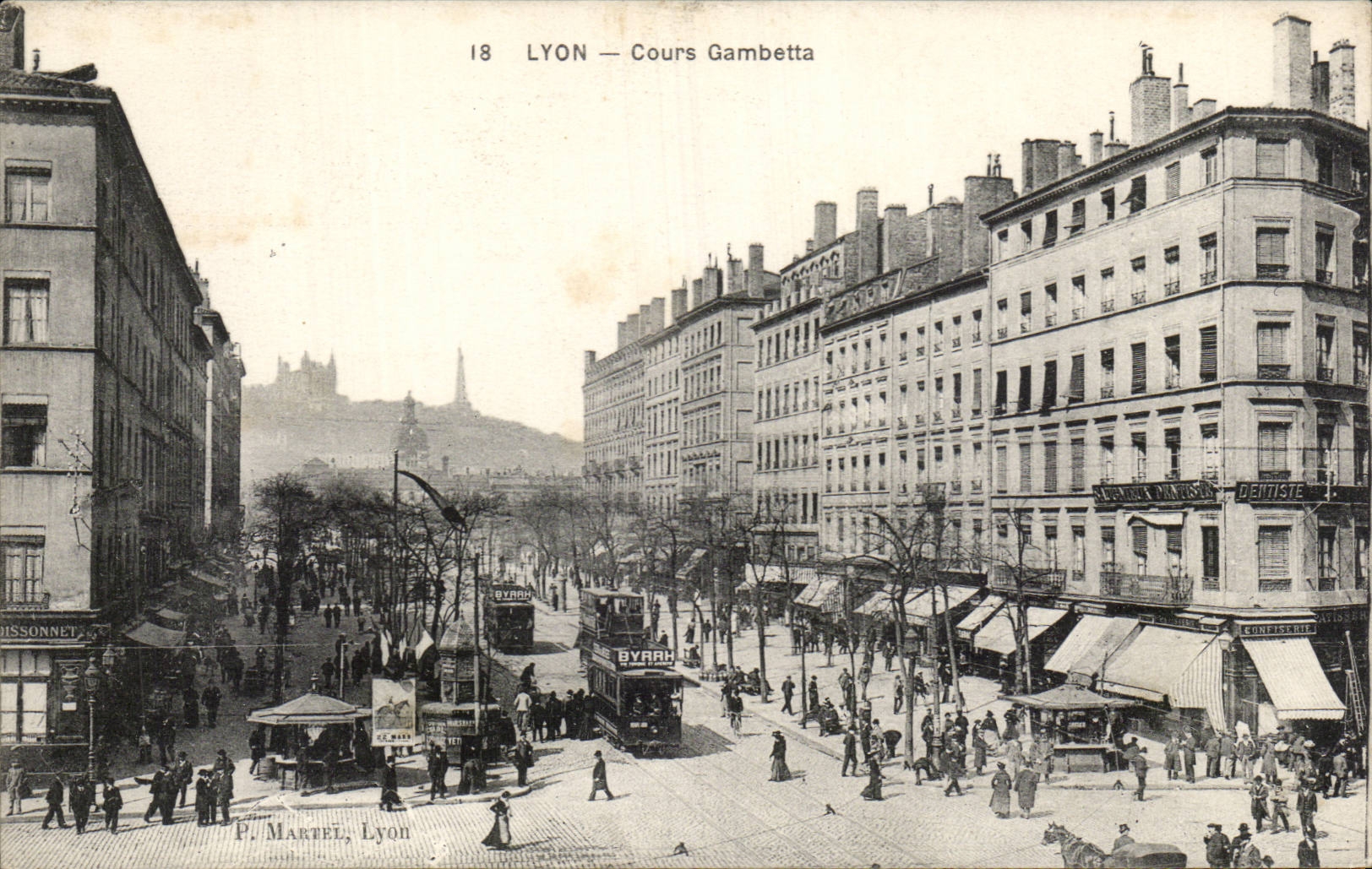 Lyon - Cours Gambetta - CPA 