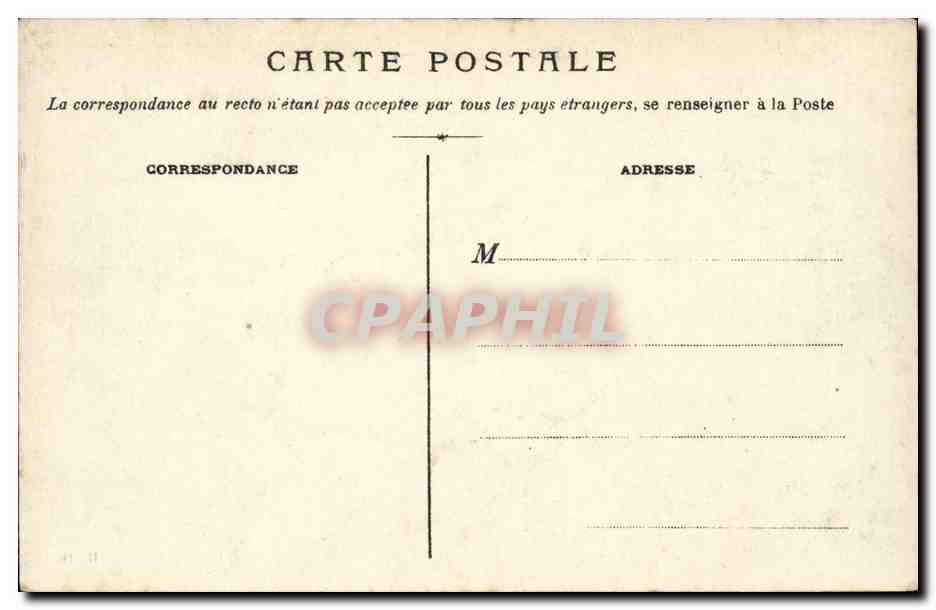 Lyon - Rue de la Barre - CPA  — Verso