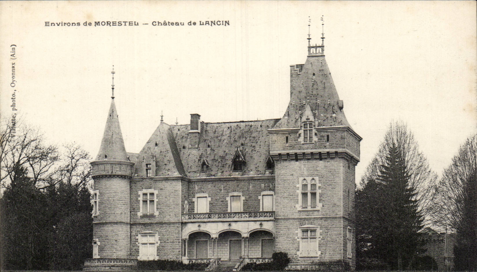 Environs de MORESTEU — Château de LANÇIN — Oyonnax (Ain)