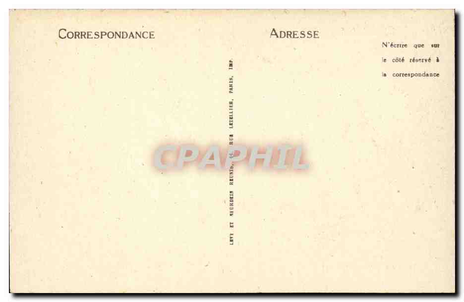 Le Dauphine - Les Grands Goulets CPA  — Verso