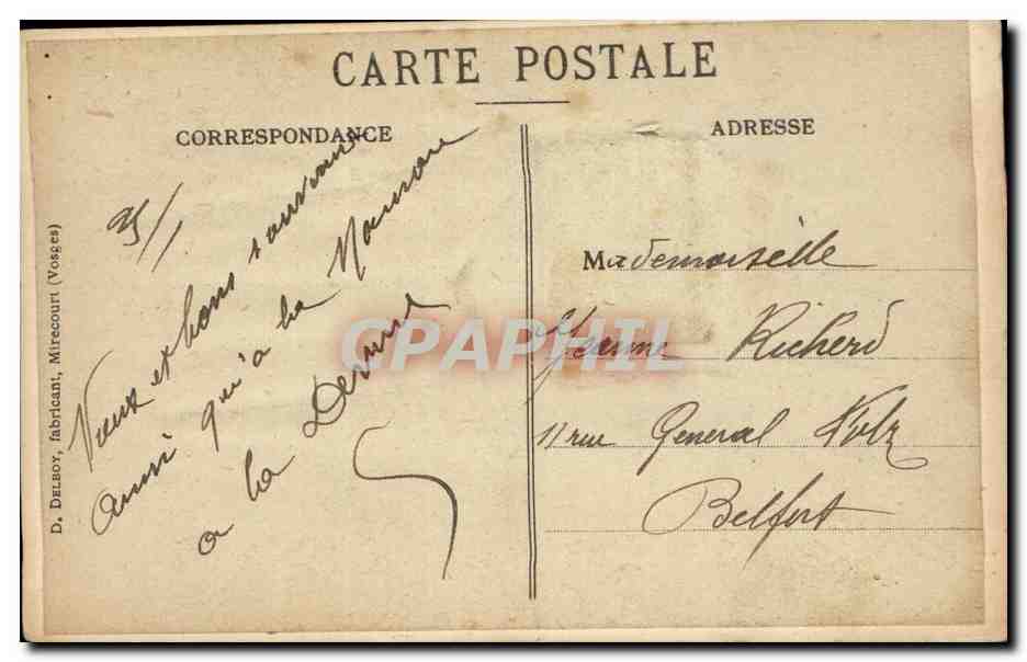 CARTE SYSTEME Lyon - N'as - tu jamais vu Lyon? - Souvenir - gosse CPA  — Rückseite