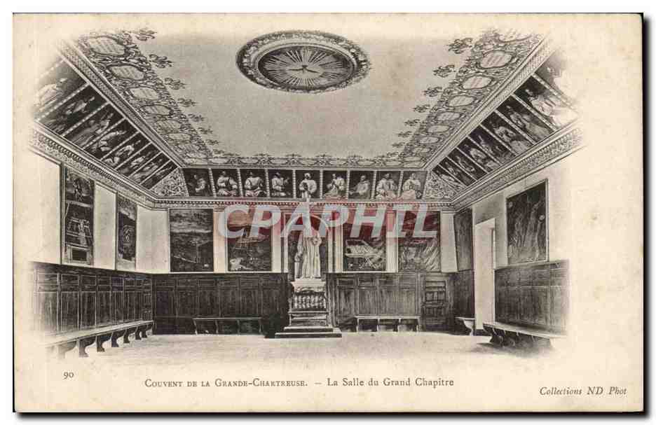 Couvent de la Grande-Chartreuse — La Salle du Grand Chapitre — Collections ND Phot