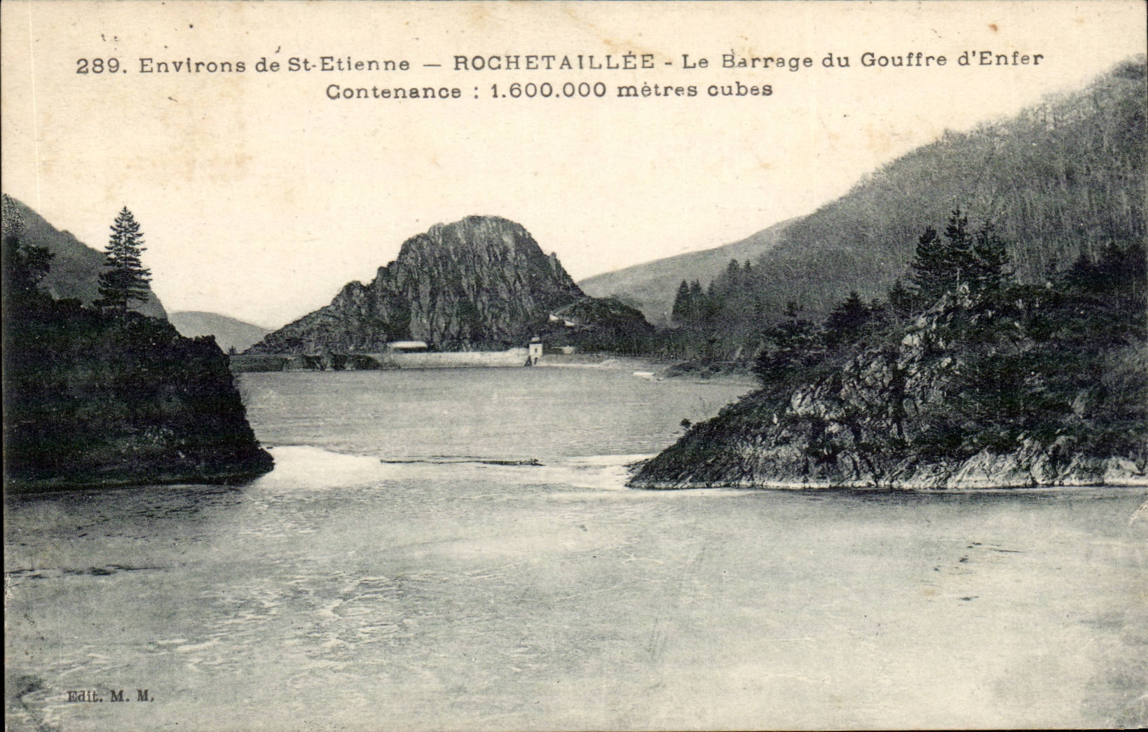 Rochetaillee - Environs de St Etienne - Le Barrage du Gouffre d'Enfer - - CPA 