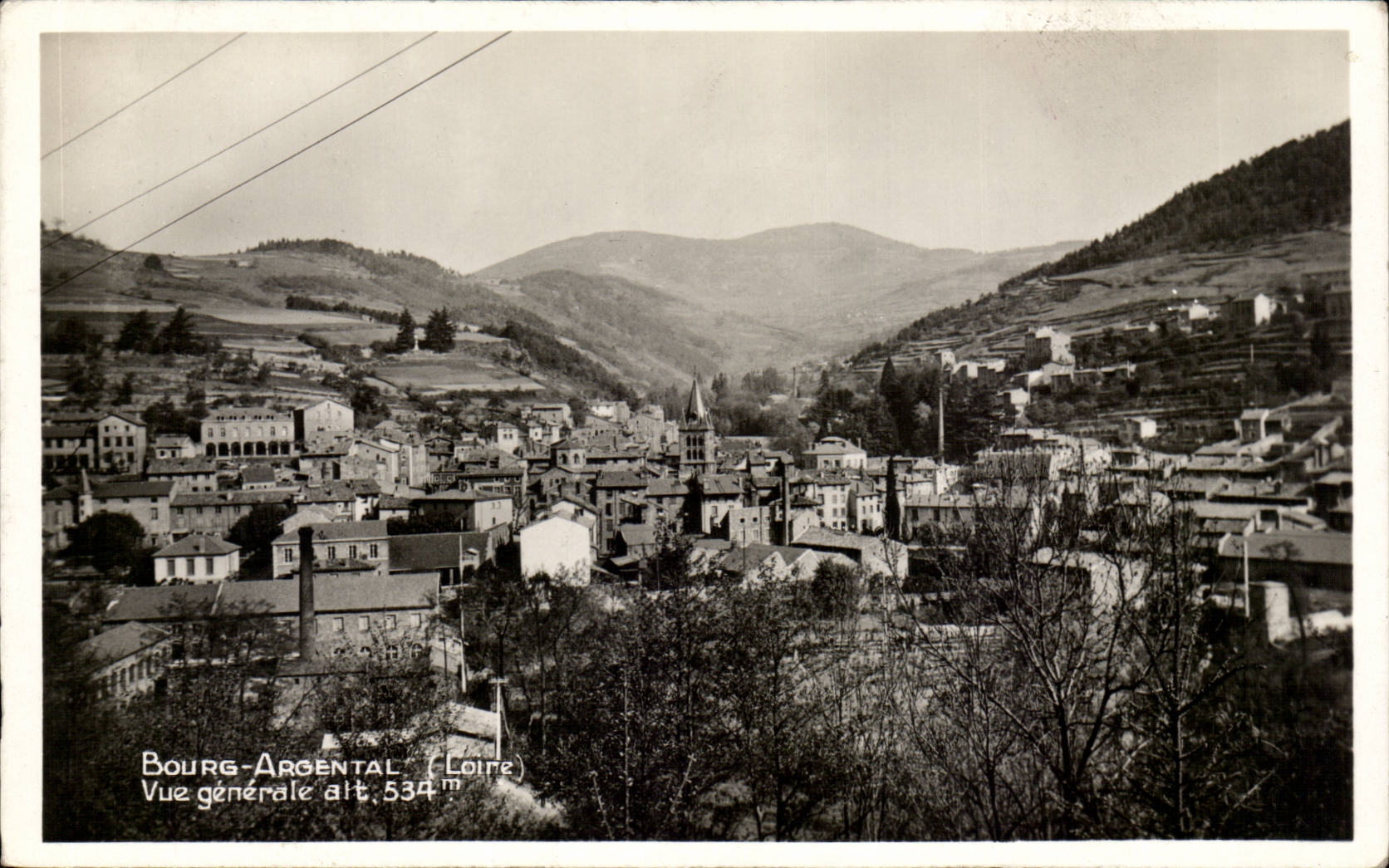 Bourg - Argental - Vue Generale - CPA 