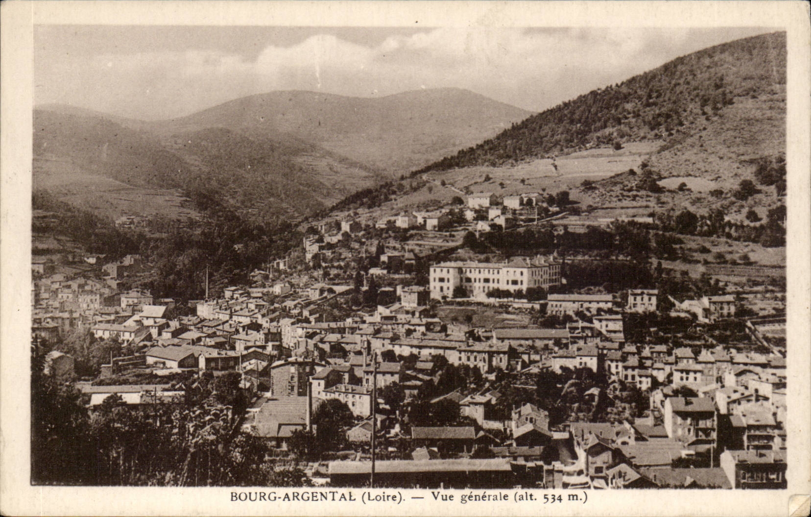 Bourg - Argental - Vue Generale - CPA 