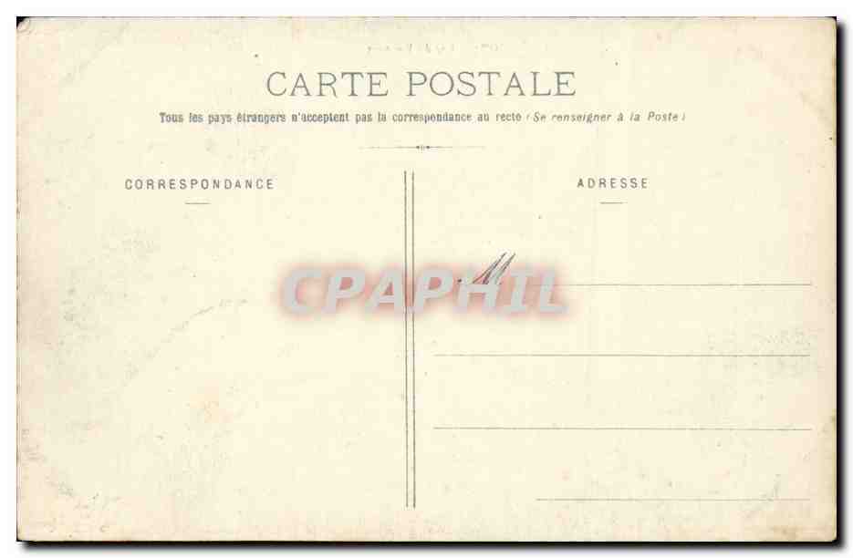 Aix les Bains - Lac du Bourget - bateau - boat CPA (pecheurs) — Verso