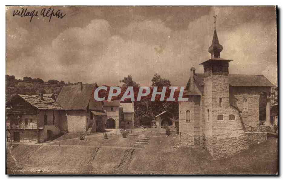 Village Alpin — Exposition Internationale de Lyon — G.-L. Arlaud, phot.