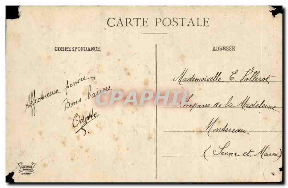 Folklore - Costumes de Savoie - Lanslebourg - Femme CPA  — Rückseite