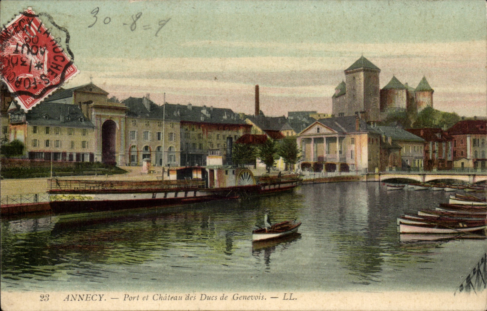 Annecy — Port et Château des Ducs de Genevois — LL.
