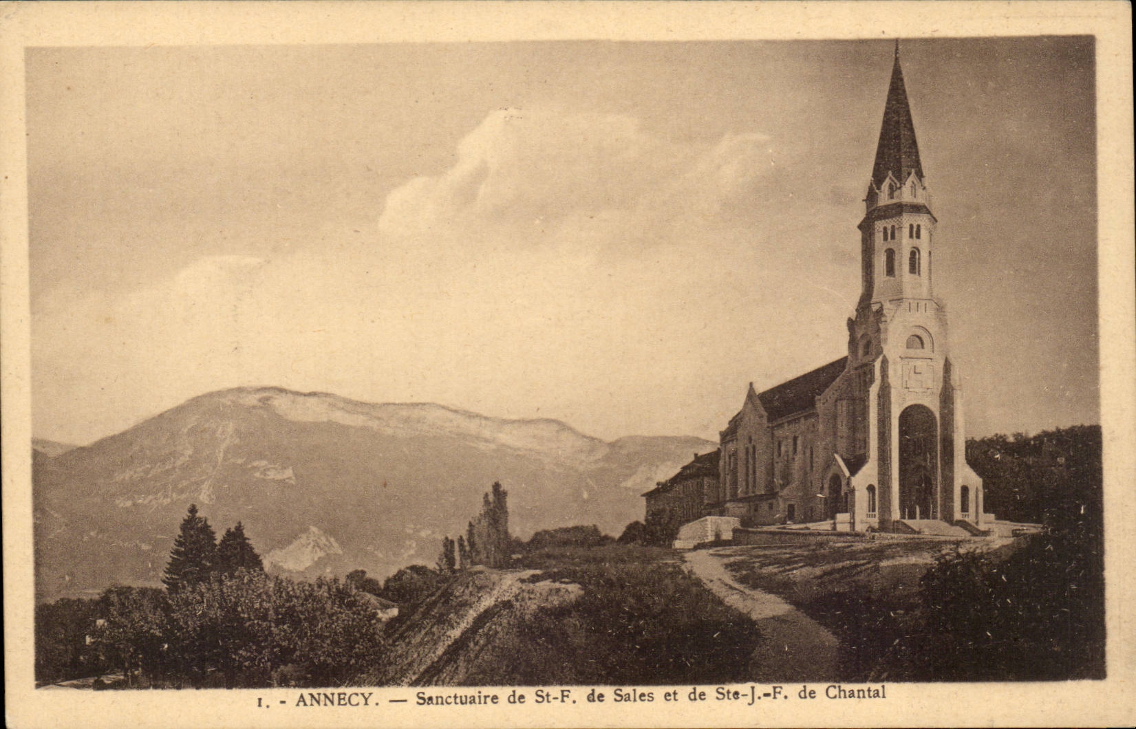 Annecy — Sanctuaire de St-F. de Sales et de Ste-J.-F. de Chantal — Le Doaré, Phot. Châtraulin