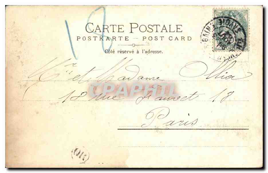 Evian-les-Bains. Le Quai — C. L. N. 588 — Éditeur C. L. N. — Reverso