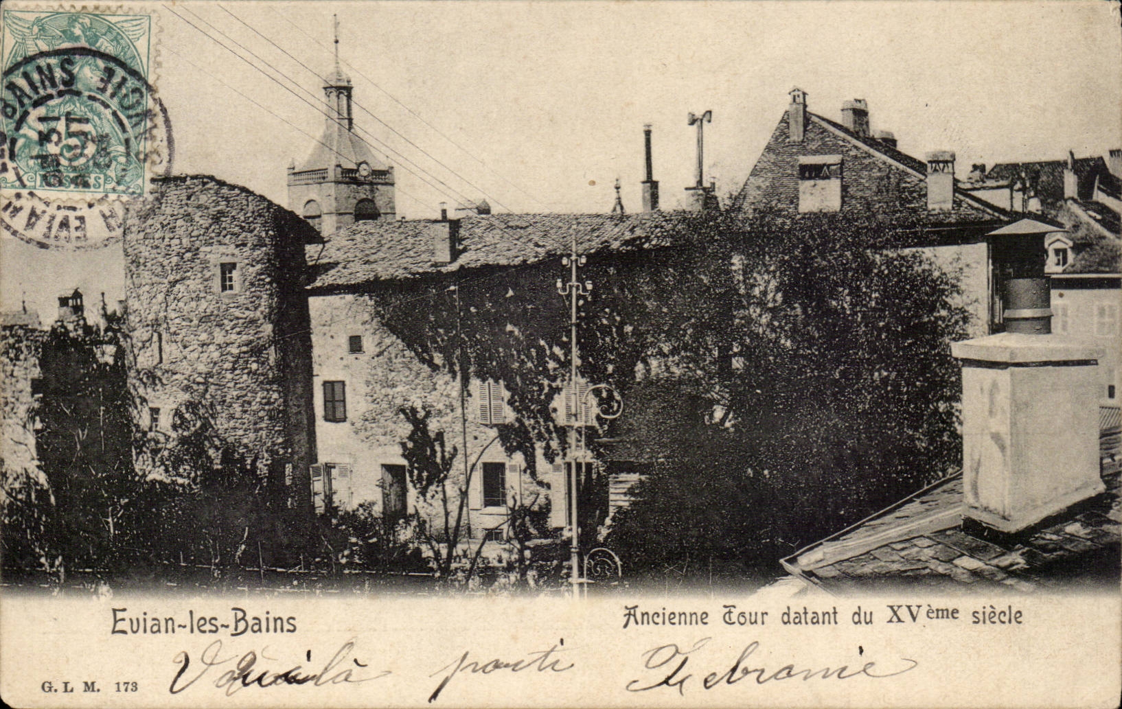 Euvian-les-Bains — Ancienne Tour datant du XVème siècle — G.L.M. 173