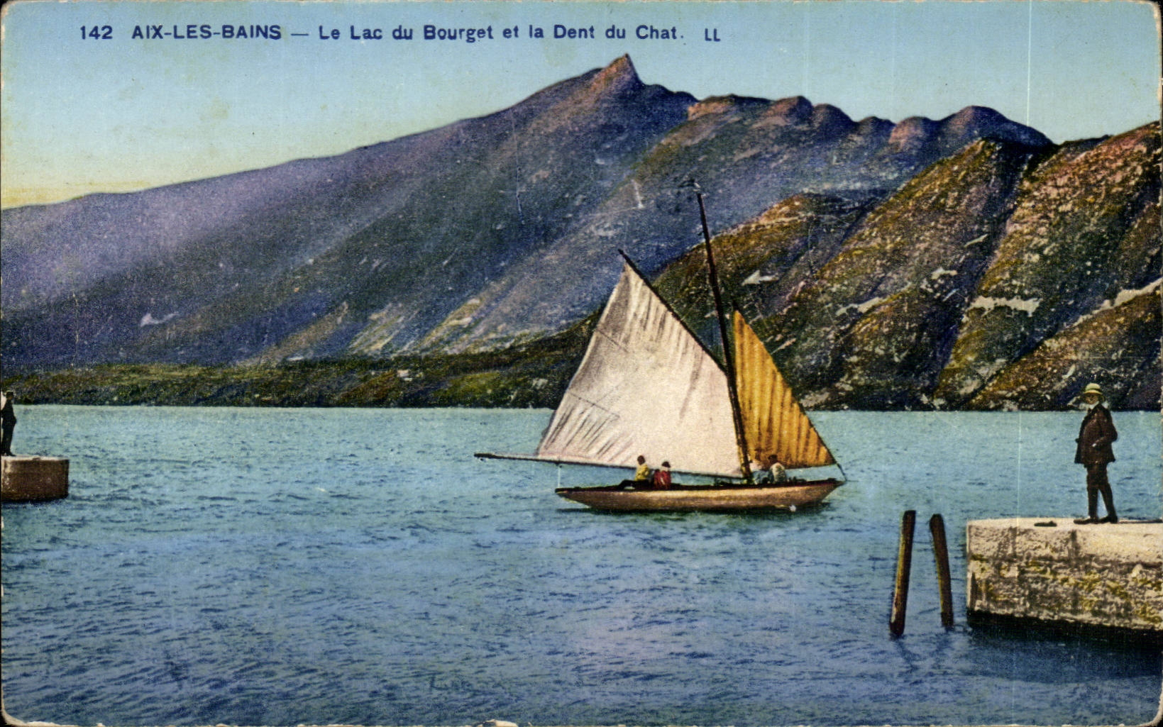 Aix-les-Bains — Le Lac du Bourget et la Dent du Chat — LL