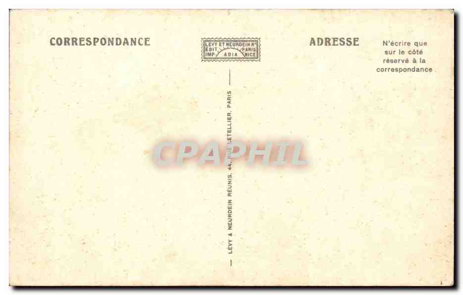 Aix-les-Bains — Le Lac du Bourget et la Dent du Chat — LL. — Verso