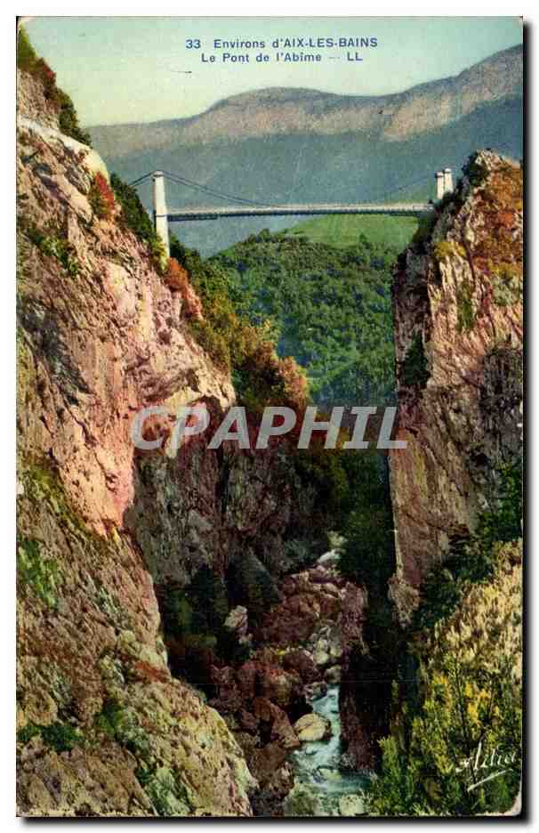 Aix les Bains - Le Pont de l'Abime - CPA 