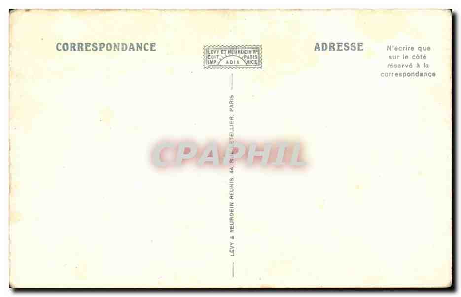 Aix les Bains - Vue Generale prise de Corsuet - CPA  — Rückseite